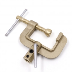 HITBOX Welding Ground Clamp 400A G Styles Earth Clamp for Tig Mig Stick Welder Machines - Solid Brass 0.75kg
