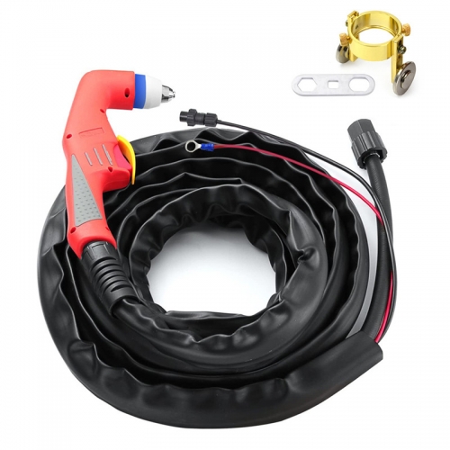 HITBOX P80 Torch Plasma Cutter Welding Cutting Gun Pilot Arc Non Touch Start 2 Pins HF Connector Completed Cable Fit CNC Machine LGK60 LGK80 LGK100