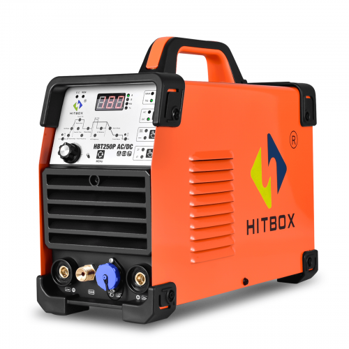 HITBOX TIG Welder AC/DC PFC Wide Voltage 65-265V 200A Pulse TIG Stick 4 in 1 Multifunction High Frequency Iron Aluminum TIG Welding Machine